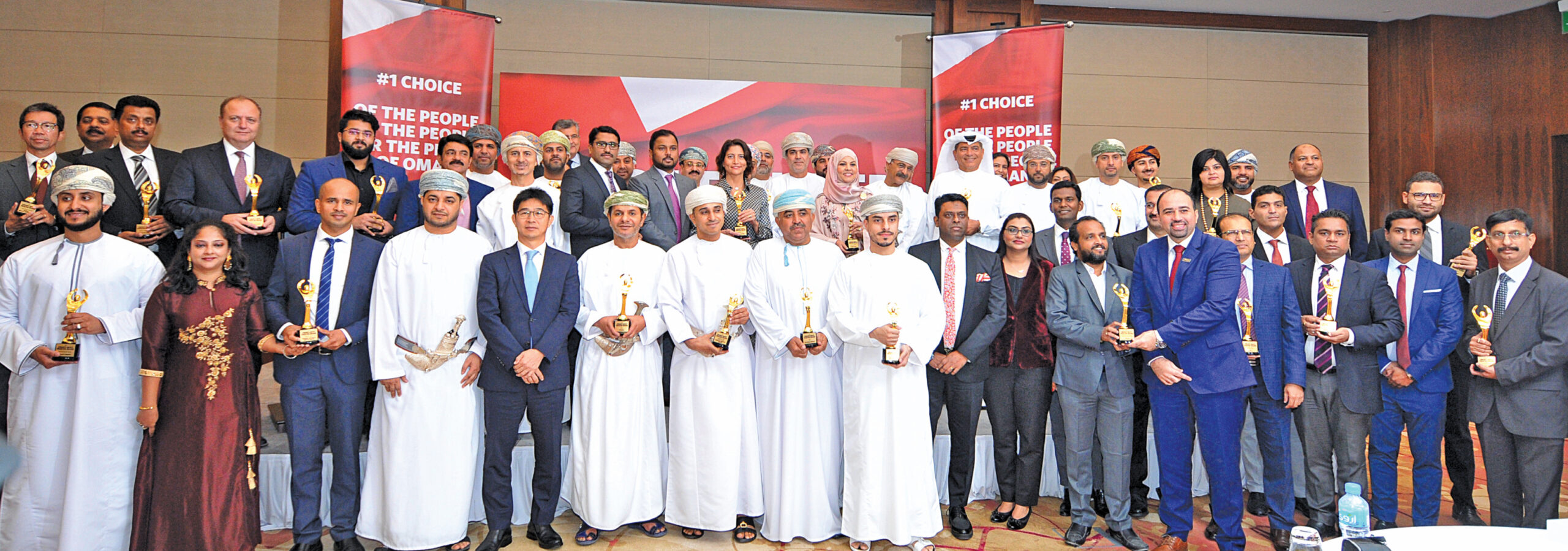 Winners of Oman's Most Trusted Brand Awards 2018